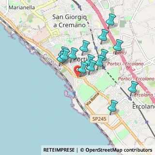 Mappa Via Cavalieri dell'Ordine di Vittorio Veneto, 80055 Portici NA, Italia (0.844)