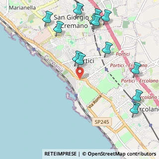 Mappa Via Cavalieri dell'Ordine di Vittorio Veneto, 80055 Portici NA, Italia (1.40692)