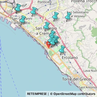 Mappa Via Cavalieri dell'Ordine di Vittorio Veneto, 80055 Portici NA, Italia (2.08692)