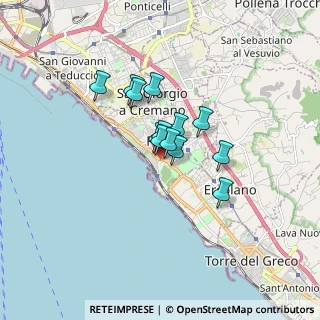 Mappa Via Cavalieri dell'Ordine di Vittorio Veneto, 80055 Portici NA, Italia (1.11692)