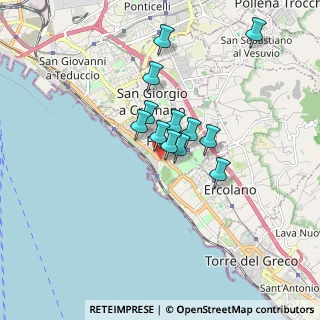 Mappa Via Cavalieri dell'Ordine di Vittorio Veneto, 80055 Portici NA, Italia (1.35583)