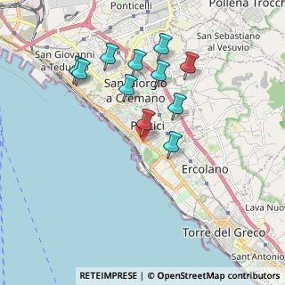 Mappa Via Cavalieri dell'Ordine di Vittorio Veneto, 80055 Portici NA, Italia (1.91909)