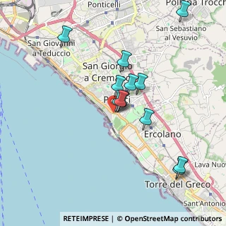 Mappa Via Cavalieri dell'Ordine di Vittorio Veneto, 80055 Portici NA, Italia (1.81833)
