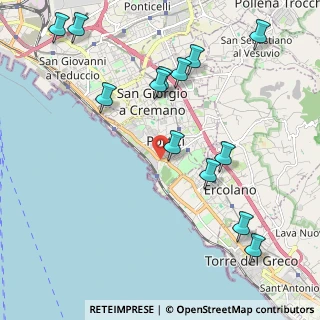 Mappa Via Cavalieri dell'Ordine di Vittorio Veneto, 80055 Portici NA, Italia (2.62231)