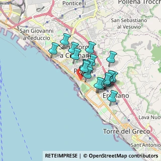 Mappa Via Cavalieri dell'Ordine di Vittorio Veneto, 80055 Portici NA, Italia (1.23)
