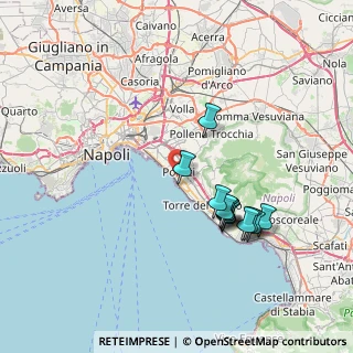 Mappa Via Cavalieri dell'Ordine di Vittorio Veneto, 80055 Portici NA, Italia (7.44583)