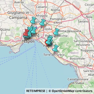 Mappa Via Cavalieri dell'Ordine di Vittorio Veneto, 80055 Portici NA, Italia (6.5795)