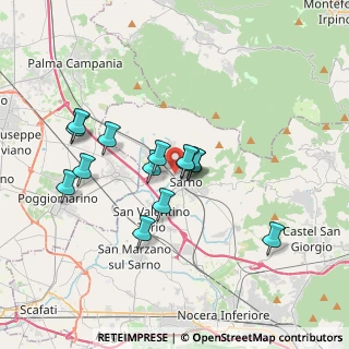 Mappa INC.FERROVIA, 84087 Sarno SA, Italia (3.24929)