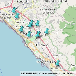 Mappa Via G. Semmola, 80055 Portici NA, Italia (1.92273)