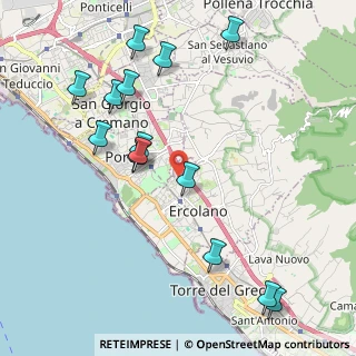 Mappa Via G. Semmola, 80055 Portici NA, Italia (2.50214)