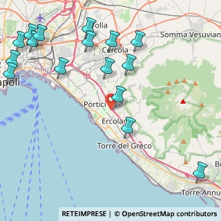 Mappa Via G. Semmola, 80055 Portici NA, Italia (6.09688)