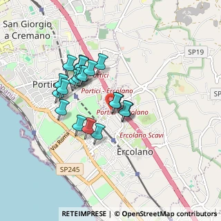 Mappa Via G. Semmola, 80055 Portici NA, Italia (0.7995)