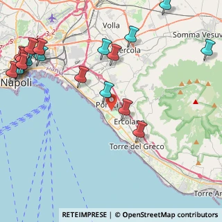 Mappa Viale Ascione, 80055 Portici NA, Italia (6.4925)