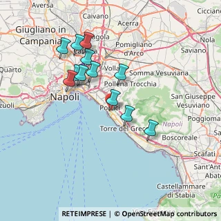 Mappa Via Casaconte, 80055 Portici NA, Italia (7.12667)