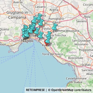 Mappa Via Casaconte, 80055 Portici NA, Italia (7.7625)