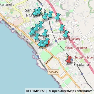 Mappa Via Casaconte, 80055 Portici NA, Italia (0.9775)
