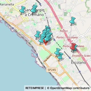 Mappa Via Casaconte, 80055 Portici NA, Italia (0.84111)