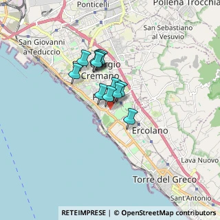 Mappa Via Casaconte, 80055 Portici NA, Italia (1.15417)