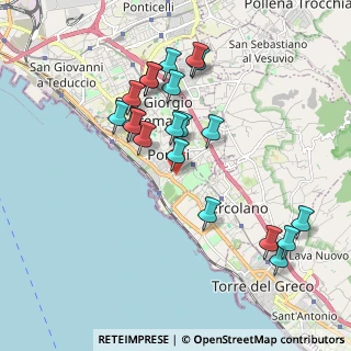 Mappa Via Casaconte, 80055 Portici NA, Italia (2.038)