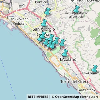 Mappa Via Casaconte, 80055 Portici NA, Italia (1.56154)