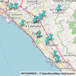 Mappa Via Casaconte, 80055 Portici NA, Italia (2.57077)