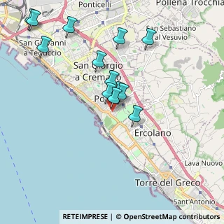 Mappa Via Casaconte, 80055 Portici NA, Italia (2.08077)