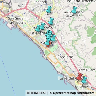 Mappa Via Casaconte, 80055 Portici NA, Italia (2.055)
