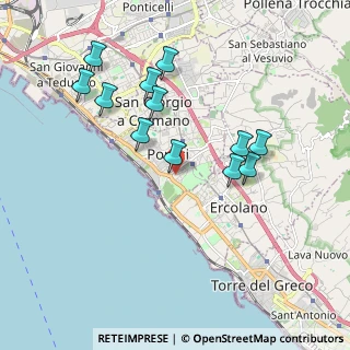 Mappa Via Casaconte, 80055 Portici NA, Italia (1.9725)