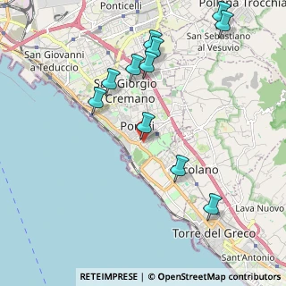 Mappa Via Casaconte, 80055 Portici NA, Italia (2.42636)