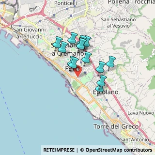 Mappa Via Casaconte, 80055 Portici NA, Italia (1.39929)
