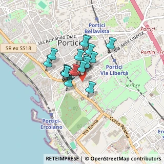 Mappa Via Casaconte, 80055 Portici NA, Italia (0.2795)
