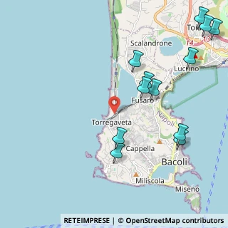 Mappa Via Romana Spiaggia, 80070 Bacoli NA, Italia (2.77833)