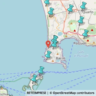 Mappa Via Romana Spiaggia, 80070 Bacoli NA, Italia (5.38)