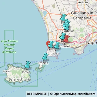Mappa Via Romana Spiaggia, 80070 Bacoli NA, Italia (7.20167)