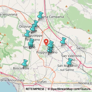 Mappa Via Passariello, 80040 Poggiomarino NA, Italia (3.70385)
