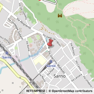 Mappa Via Giacomo Matteotti, 2, 84087 Sarno, Salerno (Campania)