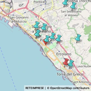 Mappa P.zza S. Ciro, 80055 Portici NA, Italia (2.145)