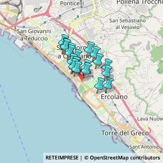 Mappa Via Bellucci Sessa, 80055 Portici NA, Italia (1.16632)