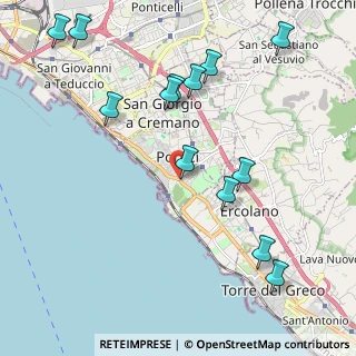 Mappa P.zza S. Ciro, 80055 Portici NA, Italia (2.58692)