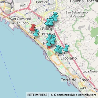 Mappa P.zza S. Ciro, 80055 Portici NA, Italia (1.39188)