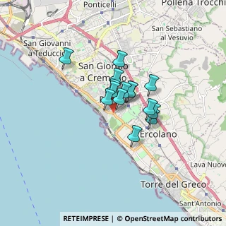Mappa P.zza S. Ciro, 80055 Portici NA, Italia (1.09)