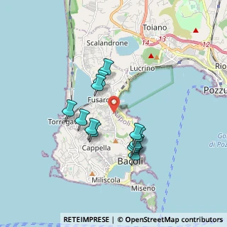 Mappa Via Bellavista, 80070 Bacoli NA, Italia (1.63923)