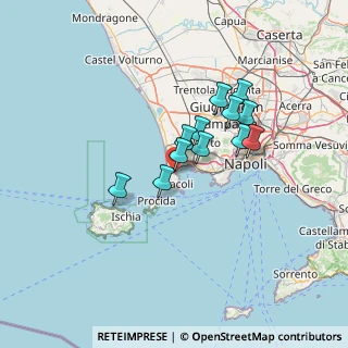 Mappa Via Bellavista, 80070 Bacoli NA, Italia (10.825)