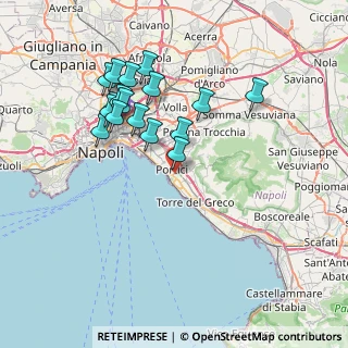 Mappa Via Casa Conte, 80055 Portici NA, Italia (7.63)