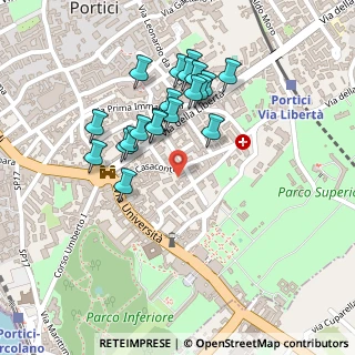 Mappa Via Casa Conte, 80055 Portici NA, Italia (0.226)