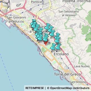 Mappa Via Casa Conte, 80055 Portici NA, Italia (1.19474)