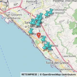 Mappa Via Casa Conte, 80055 Portici NA, Italia (1.76071)