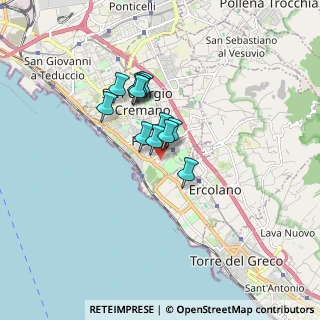 Mappa Via Casa Conte, 80055 Portici NA, Italia (1.1775)