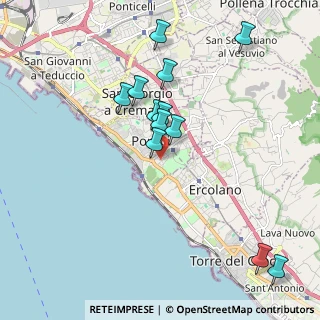 Mappa Via Casa Conte, 80055 Portici NA, Italia (2.055)