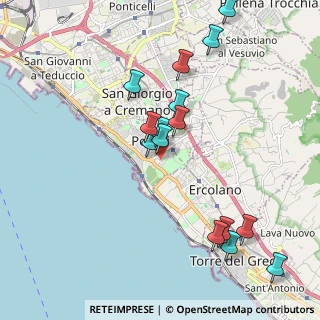 Mappa Via Casa Conte, 80055 Portici NA, Italia (2.218)